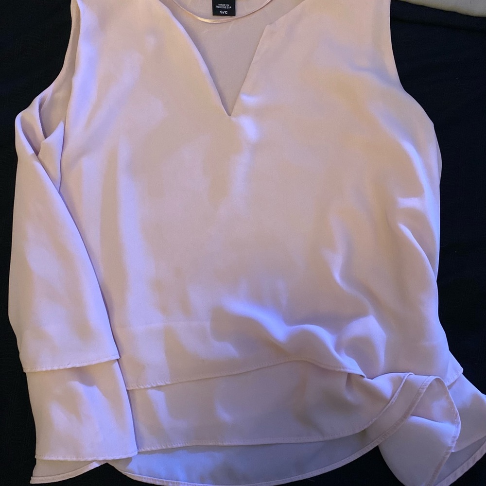 Pastel pink blouse